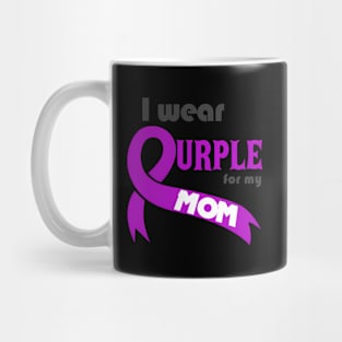 Purple For My Mom Support Pancreatic Mug